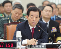 [포토] 국회 국방위 국감, 답변하는 한민구 국방부 장관