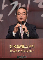 [포토] 한선창립10주년기념식, 개회사하는 박재완 이사장