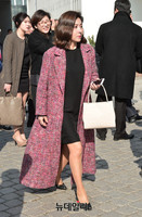 [포토] 현대家 결혼식 참석한 최명길