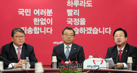 [포토] 당수습 나선 새누리당 지도부