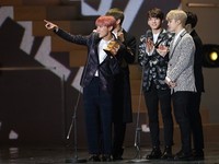 [포토] 방탄소년단, 베스트 댄스 퍼포먼스상 수상