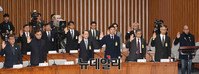 [포토] 최순실 2차 청문회, 선서하는 증인들