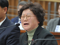 [포토] 울상된 김경숙 전 이화여자대학교 체육대학장