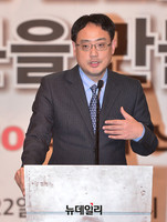 [포토] 인사말하는 변희재 미디어워치 전 대표