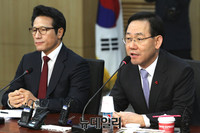 [포토] 발언하는 주호영 개혁보수신당 원내대표