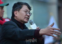 [포토] 특검 규탄하는 박성현 주필