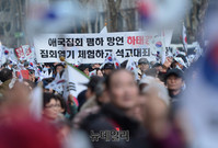 [포토] 애국집회 폄하한 하태경의원 규탄하는 집회참가자