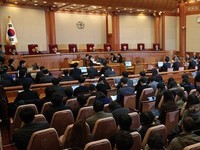 [포토] 박근혜 대통령 탄핵심판 3차 변론기일