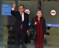 [포토] 귀국한 반기문 전 유엔사무총장