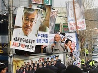 [포토] 바른정당 대구시당 창당대회, 입구부터 규탄대회