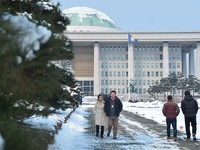 [포토] 눈 내린 국회의사당