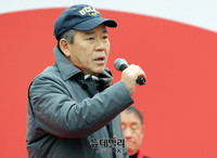 [영상] 태극기집회서 발언하는 김평우 변호사