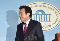 [포토] 기자회견장 떠나는 손학규