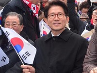 [포토] 대구 태극기집회 찾은 김문수 새누리비대위원