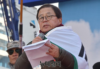 [포토] 탄기국 집회 참석한 남유진 구미시장