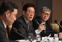 [포토] 관훈토론, 모두발언 하는 이재명 성남시장