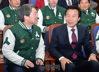 [포토] 대화하는 안철수-손학규