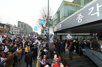 [태극기집회] 종각역에 모인 태극기 시민들