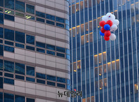 [태극기집회] 탄핵기각 염원담은 태극기 풍선