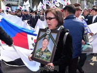 [포토] 국민장 영결식, 안국역 향하는 운구행렬