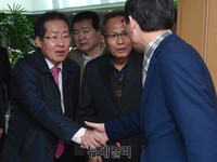 [포토] 전북 찾은 홍준표 