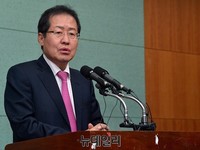 [포토] 전북언론인과 간담회 가지는 홍준표 대선주자