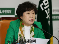 [포토] 모두발언 하는 국민의당 조배숙 의원