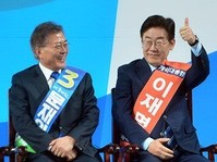 [포토] 더불어민주당 호남경선, 엄지 치켜세운 이재명