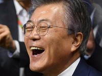 [포토] 문재인의 함박웃음