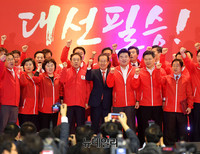 [포토] 경기 안양 찾은 홍준표 후보