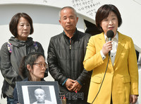 [포토] 광화문광장 찾은 심상정 후보