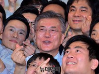 [포토] 기념촬영하는 문재인