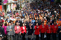 [포토] 부산 태극기 찾은 홍준표 