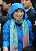 [포토] 문재인 경북대 유세현장 찾은 김현 전 의원