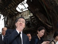 [포토] 천안함 둘러보는 홍준표 후보