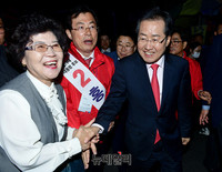 [포토] 영천 찾은 홍준표 