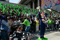 [포토] 광화문에 등장한 안철수