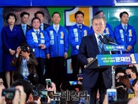 [포토] 성남서 유세하는 문재인 후보