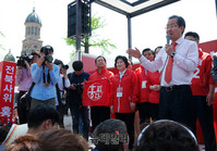 [포토] 전북 전주 찾은 홍준표 후보