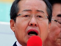 [포토] 고양유세, 발언하는 홍준표 후보