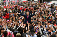 [포토] 대구 반월당 찾은 홍준표