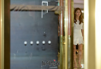 [포토] 백화점에 등장한 배우 한승연