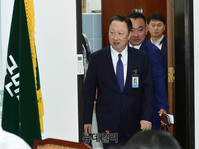 [포토] 국민의당 예방하는 박용만 대한상의회장