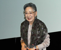 [포토]'60년' 연기한 배우 김지미, 특별 상영전 참석