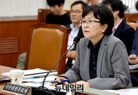 [포토] 질문에 답하는 김은경 환경부 장관 후보자