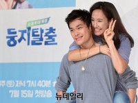 [포토] 강주은-최유성, 친구같은 모자