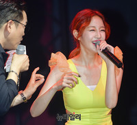 [포토] 오렌지색 머리로 돌아온 박보람, 음원 18시 공개