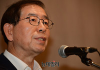 [포토] 전국시도교육감협의회 인사말하는 박원순 서울시장