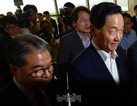 [포토] 전국교육감 간담회 참석한 김상곤 장관