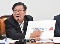 [포토] 야당 맹비난하는 더불어민주당 김태년 정책위의장